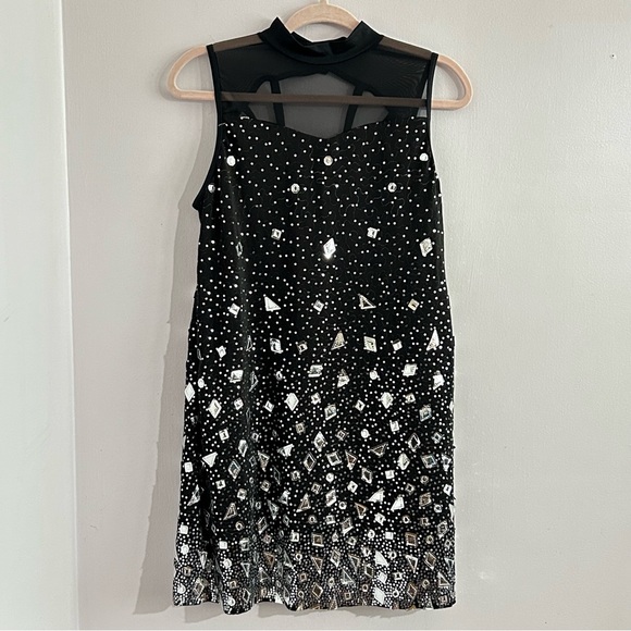 Weissman XLA Dance Costume Black Silver - Picture 2 of 8